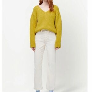 RE/DONE Cream Corduroy Pants